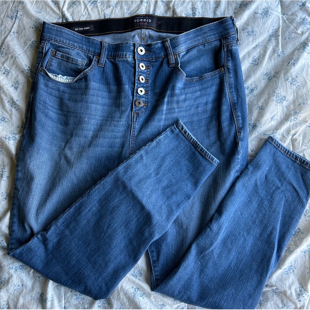Torrid high waisted skinny jeans